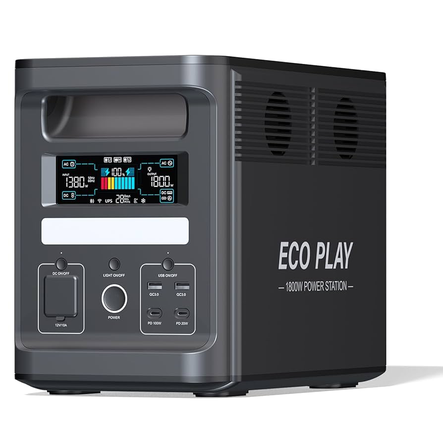 Eco Play EP1800 ポータブル電源 楽天市場】【クーポン利用で72,000円 10/03 23:59まで】Eco Play