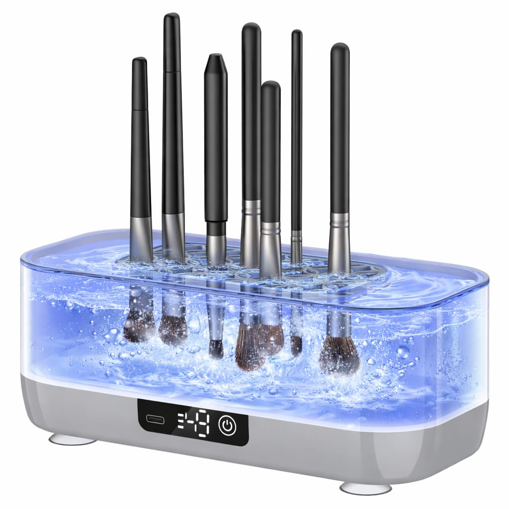 2 IN 1 Electric Makeup Brush Cleaner,Portable USB Automatic Makeup Brush Cleaner with Makeup Brush Dryer, Deep Cleaning1