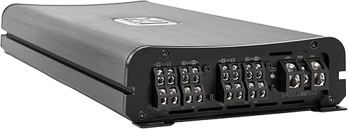 Vista 36 de NVX VAD27001 - Amplificador con control remoto de graves (certificado marino) de 2700W RMS Clase D monobloque para automóviles, embarcaciones