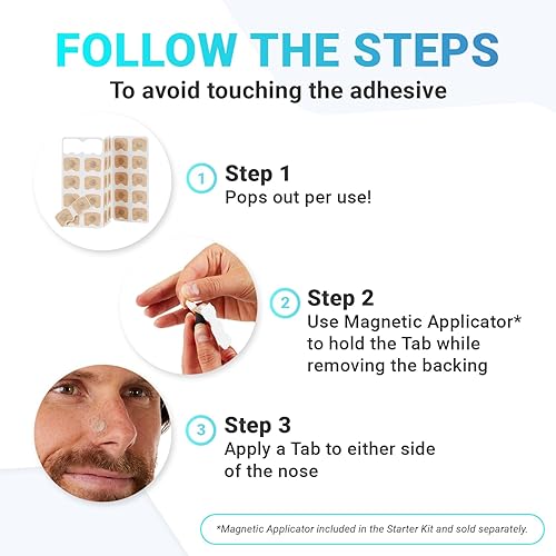 Miniatura 2 de Intake Paquete de pestañas de repuesto para respirar, aumenta la ingesta de oxígeno, mejora la calidad del sueño, solución para ronquidos,