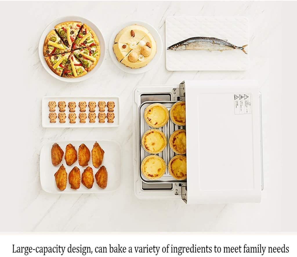 Forno Tostapane, Forno Forno Elettrico per Uso Domestico Piccola Cottura Automatica Multifunzione Forno per Torta da Tavolo di Grande capacità Moda Utile
