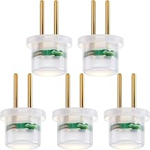 SmallCat 5Pcs Car SRS Airbag Simulator Tester, Universal 12V 2-Pin Airbag Bypass Resistor, Fault Finding Maintenance and Repair Tool with Gold-Plated Brass Pins for Car SUV Truck