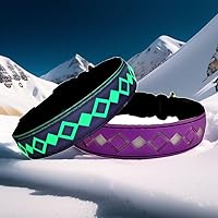 Vista 8 de Collar LED para perro, 15 modos de luz, USB-C recargable, silicona ajustable, varios colores (negro, S (7.87-11.8 pulgadas)