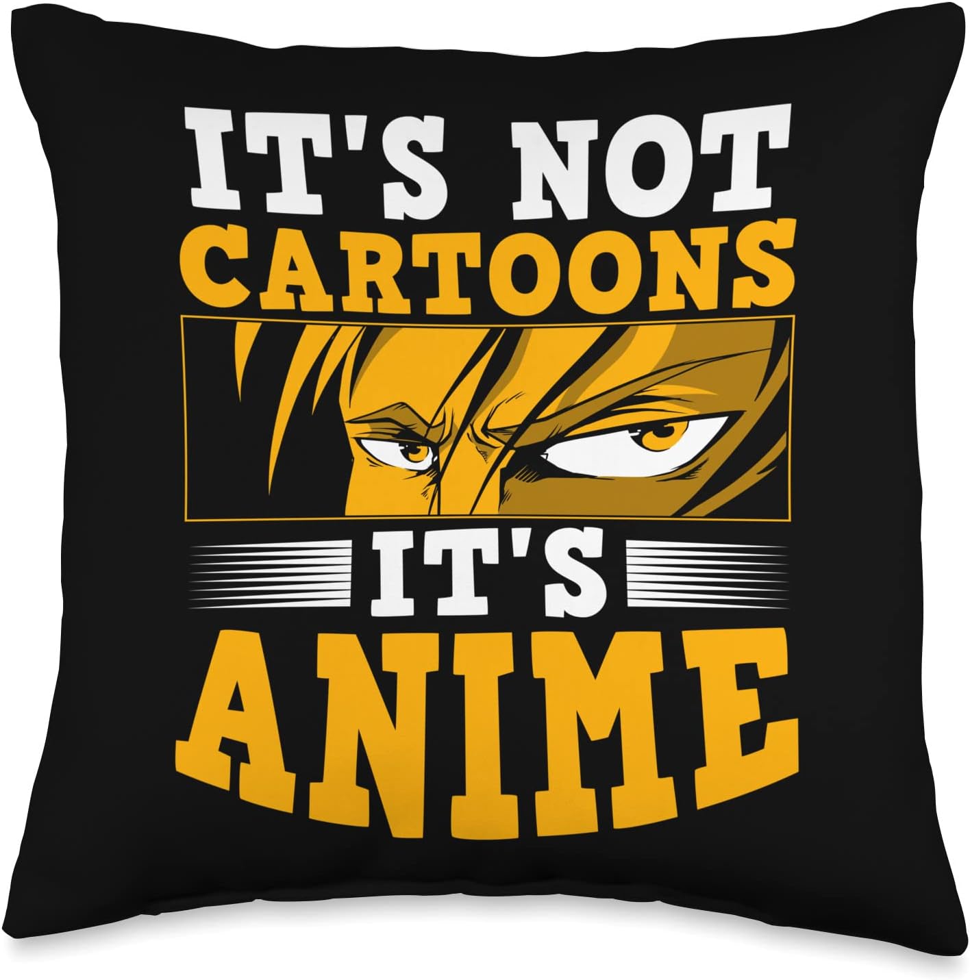 It's Not Cartoons It's Anime, Manga & Anime Lover, Otaku Throw Pillow