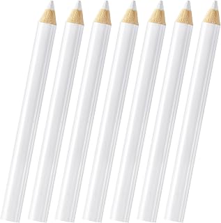 PAGOW 7 Pcs Sewing Pencil for Fabric, Sewing White Fabric Marking Pencils, Washable Fabric Tailor Markers for Sewing Dressmaker Craft (8.75cm)