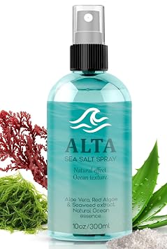 All Goods Alta 10oz Sea Salt Spray for Hair Texturizing & Volumizing Sea Salt Mist for Beach Waves, Matte Finish & Natural Hold For Men & Women - All Day Hold.