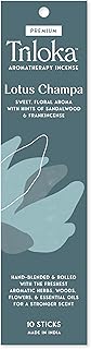 Triloka Premium Incense, Lotus Champa, 10 Sticks