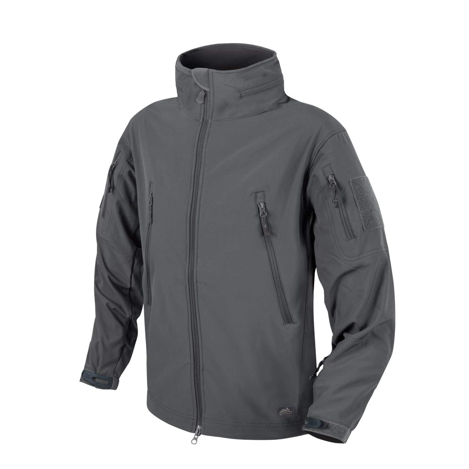Helikon-Tex Men's Shadow Grey Gunfighter Jacket - Shark Skin Windblocker M/Regular