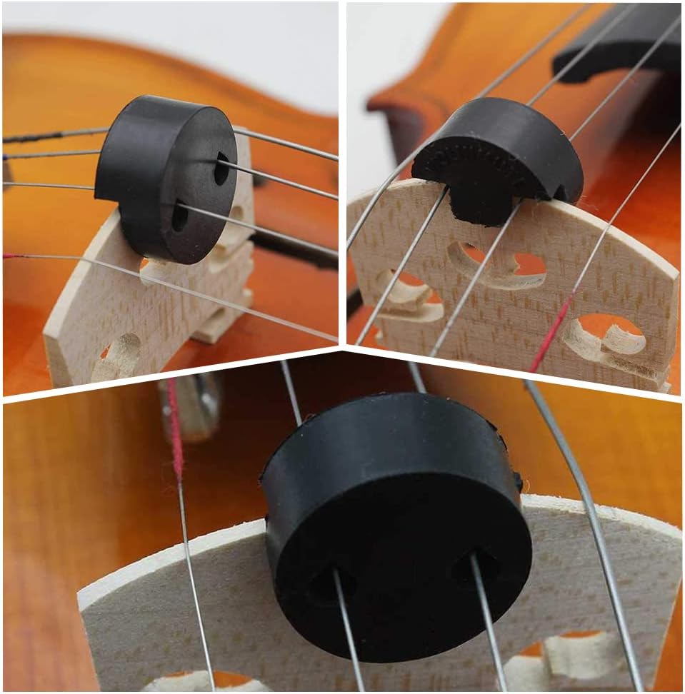 【5 Pcs】 Violin Silencers Silicone Violin Dampers Violin Volume Reducers