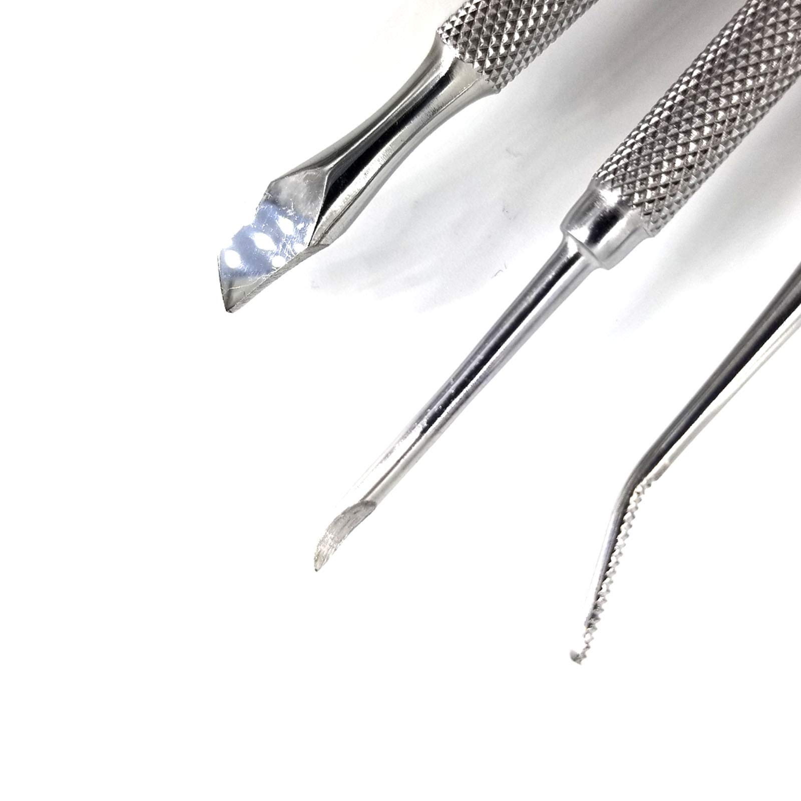 New Professional Stainless Steel Toe Nipper Nail Clipper Cutter Ingrown Pedicure Manicure Fingernail Dead Skin Remover Cuticle Pusher Clippers Nippers Scissors Practical Spoon Care Tool Trimmer