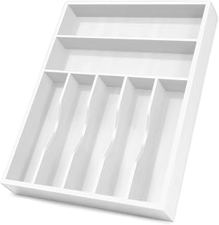 Bellsal White Utensil Organizer 12.5 Inch Sil...,