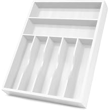 Utensil Organizer 13 Silverware Drawer Organizer Cutlery Kitchen Bamboo