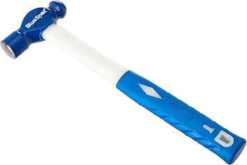 Blue Spot Tools Fibreglass Ball Pein Hammer, Blue, 16 oz