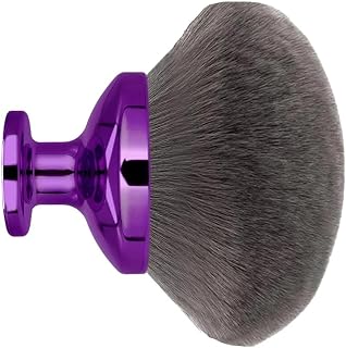 Extra Large Body Makeup Brush For Self Tanner Oval Shaped Flawless Kabuki Foundation Makeup Tool(Silvery)