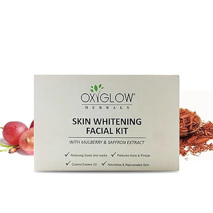 Skin Whitening Facial Kit|Reducing Spots & Marks|Controls Excess Oil|Nourishing & Rejuvenates Skin| 60Grams (Pack of 1, 60 Grams)