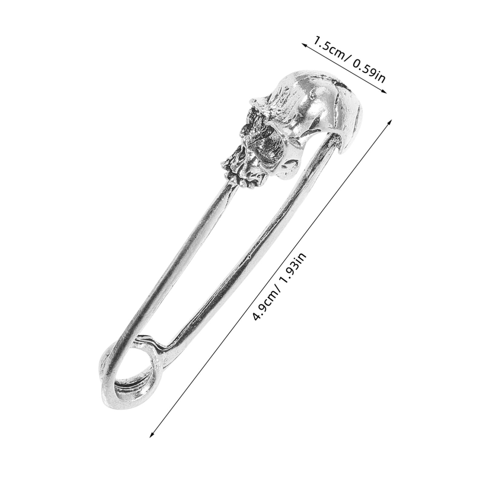 SEWACC 80pièces Épingles De Broche Forme De Crâne Pour Vêtements Et Accessoires Épingles De Sécurité Pratiques Pour Couture Et Décoration