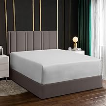 Lazzaro King Size Fitted Sheets Extra Deep Pocket 40 cm (16 inches) Durable Elastic Bed Sheets - Premium Microfiber Fitted Sheets King Size - Ultrasoft Hypoallergenic Fade Resistant