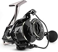 KastKing MegaTron Spinning Reel: 7+1 BB, 30+ lbs Carbon Drag, Rigid Aluminum Frame for Freshwater & Saltwater