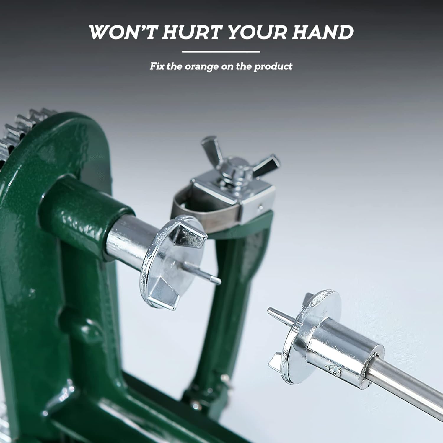 Handheld Multifunction Fruit and Vegetable Peeler Heavy Duty Die Cast Alloy Peeler with Clamp for Easy Use Apples Oranges Potatoes and More