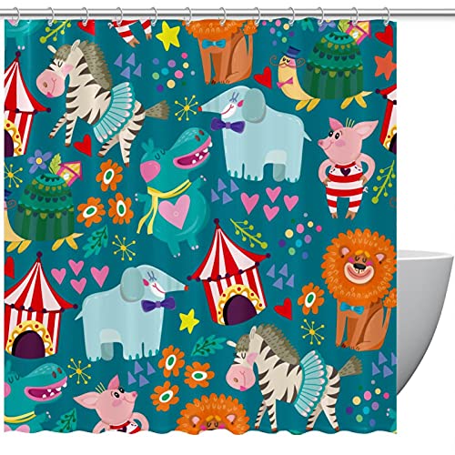 Rideau de douche imperméable anti moisissure 183x183 cm pour baignoire propre - 2