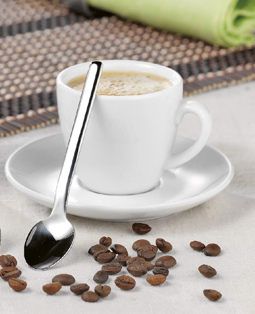 Esmeyer 250-127 Pack of 12 Espresso Spoons Bettina 18/10 Stainless Steel Mirror Polished