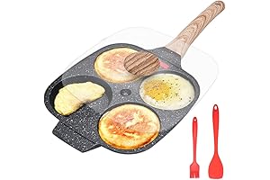 4-Hole Nonstick Fried Egg Pan: Effortless Breakfast Delights