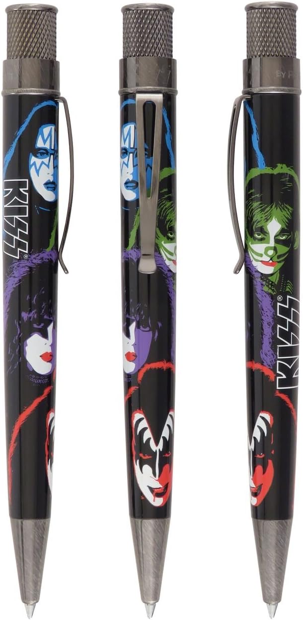 Retro 51 Tornado KISS Licensed Edition Rollerball Pen - 1978 Faces