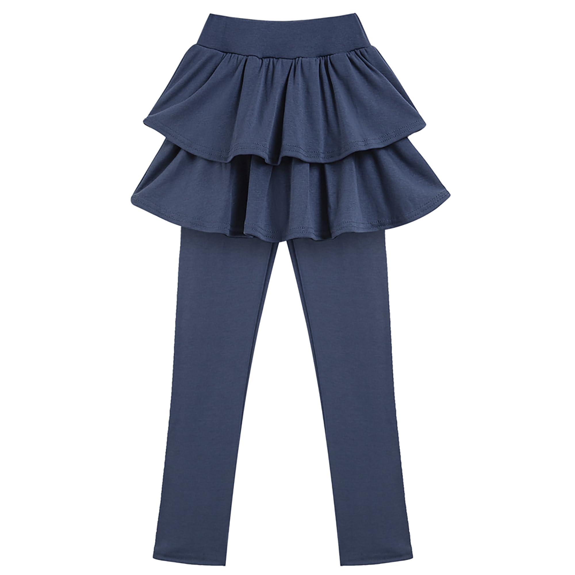 GUOWU - Leggings de Uniforme Escolar para niñas con Faldas elásticas cálidas 4-12 años