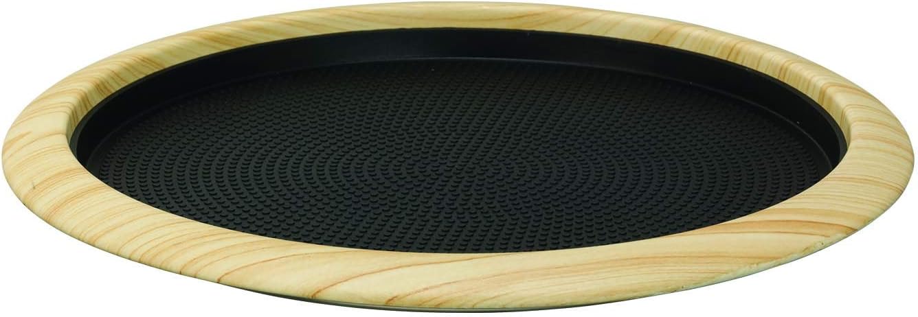 Service Ideas TR1412RILW Tray with Removable Insert, 14" x 12", Light Wood