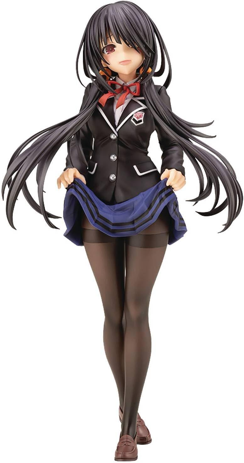 Kotobukiya Date A Live IV: Kurumi Tokisaki (School Uniform Version) PVC Statue, Multicolor