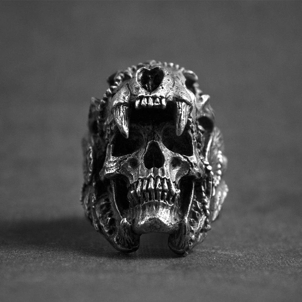 Anillo de Calavera Gótica para Hombre Biker de Costa Rica Ubuy