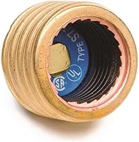 Vista 1 de Bussmann SA-15 - Adaptador de fusible Fustat con base Edison de circuito de motor único de 15 amperios, paquete de 4