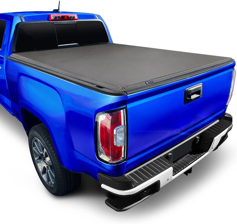 Tyger Auto T3 Soft Tri-Fold Truck Bed Tonneau Cover Compatible with 2015-2022 Chevy Colorado / GMC Canyon | Fleetside 5'2" Bed (62") | TG-BC3C1039
