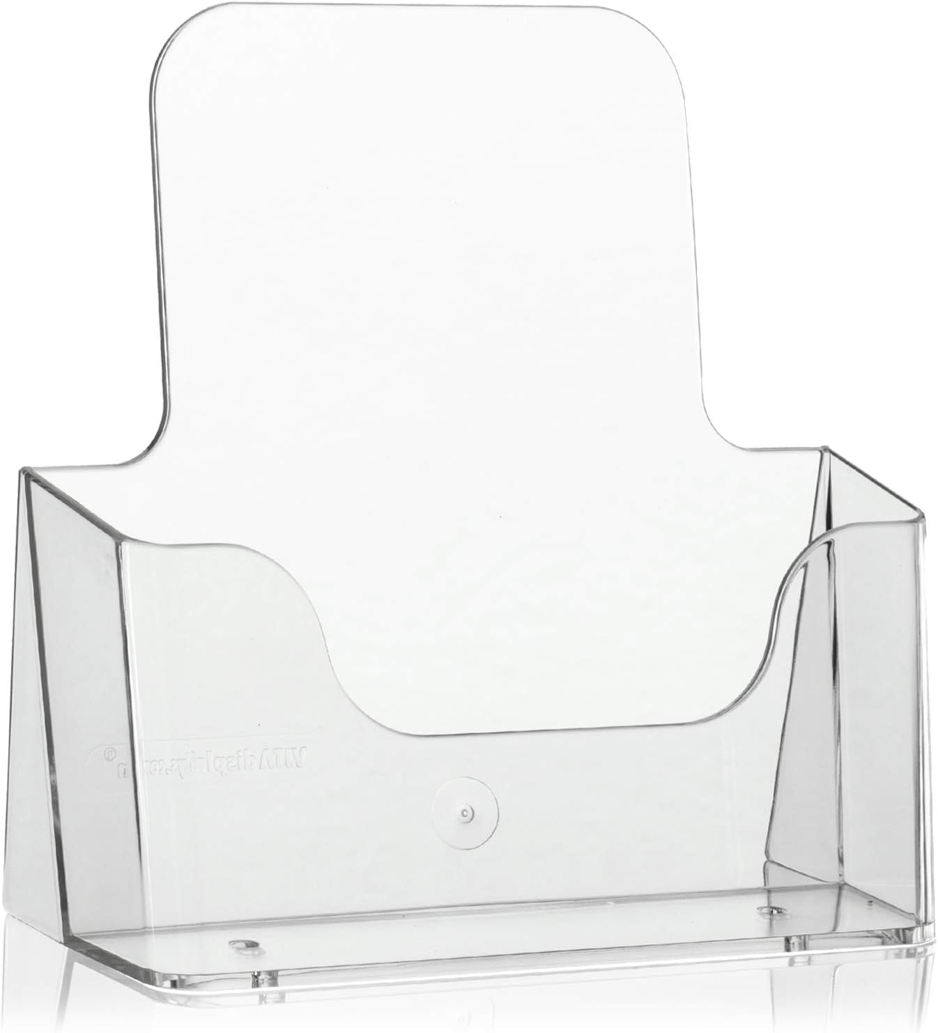 Vitadisplays DIN A5 Table Leaflet Stand Flyer Stand Brochure Holder Transparent
