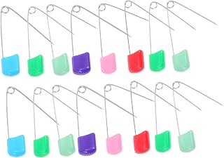 SEWACC 100 Peças Alfinetes De Segurança Para Fraldas De Bebê Clipes De Fraldas Alfinetes De Fraldas De Pano Alfinetes De Segurança Para Fraldas De Bebê Fraldas Para Recém-Nascidos