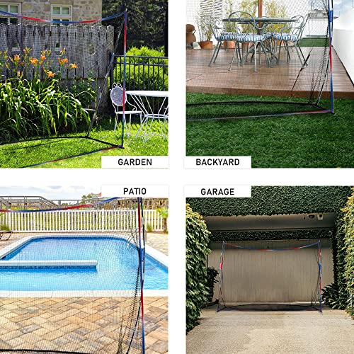 Chamgoal Golf Practice Hitting Net 10X7Ft Gradient Driving Practice Golf Net With Carry Bag, Quick Setup, Golf Training Net For Indoor Outdoor Backyard Driving Chipping Hitting Training #TOP1