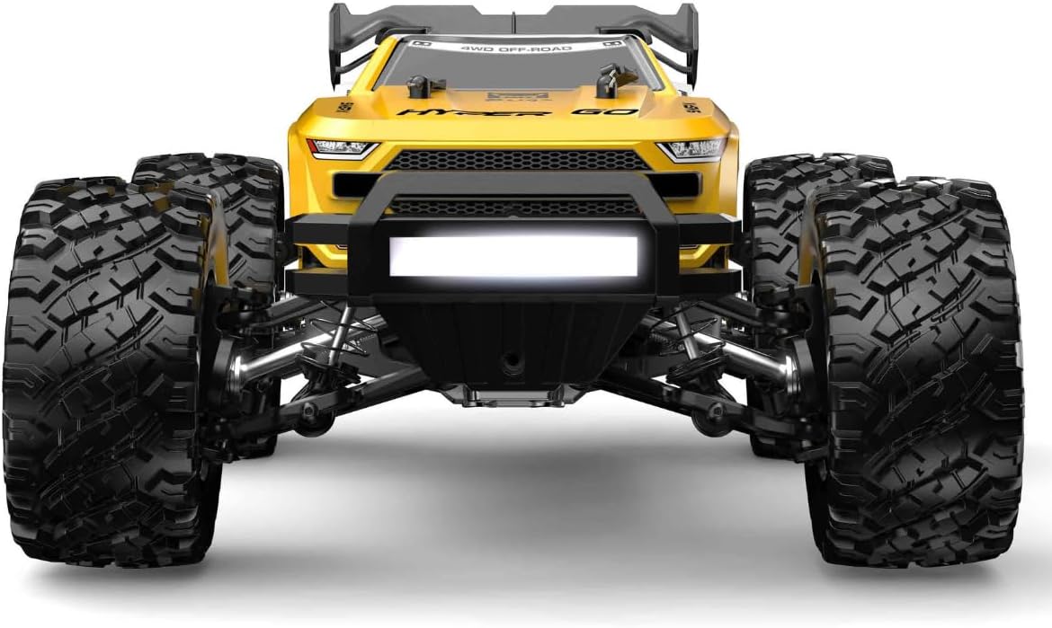 MJX Hyper 14207 Brushless RC Car 1:14 Scale 4WD 53kmh High Speed Off Road RC Truck, 2.4GHz Remote Control, 7.4V 3000mAh LiPo Battery, Dual Polycarbonate Shells, Ready to Run