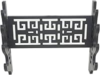 Vista 4 de Eforlife Soporte para espada de 4 niveles, soporte de pared para espada samurái, soporte de espada para Katana Wakizashi y espadas estándar (clásico)