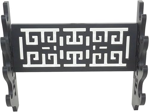 Miniatura 4 de Eforlife Soporte para espada de 4 niveles, soporte de pared para espada samurái, soporte de espada para Katana Wakizashi y espadas estándar (clásico)