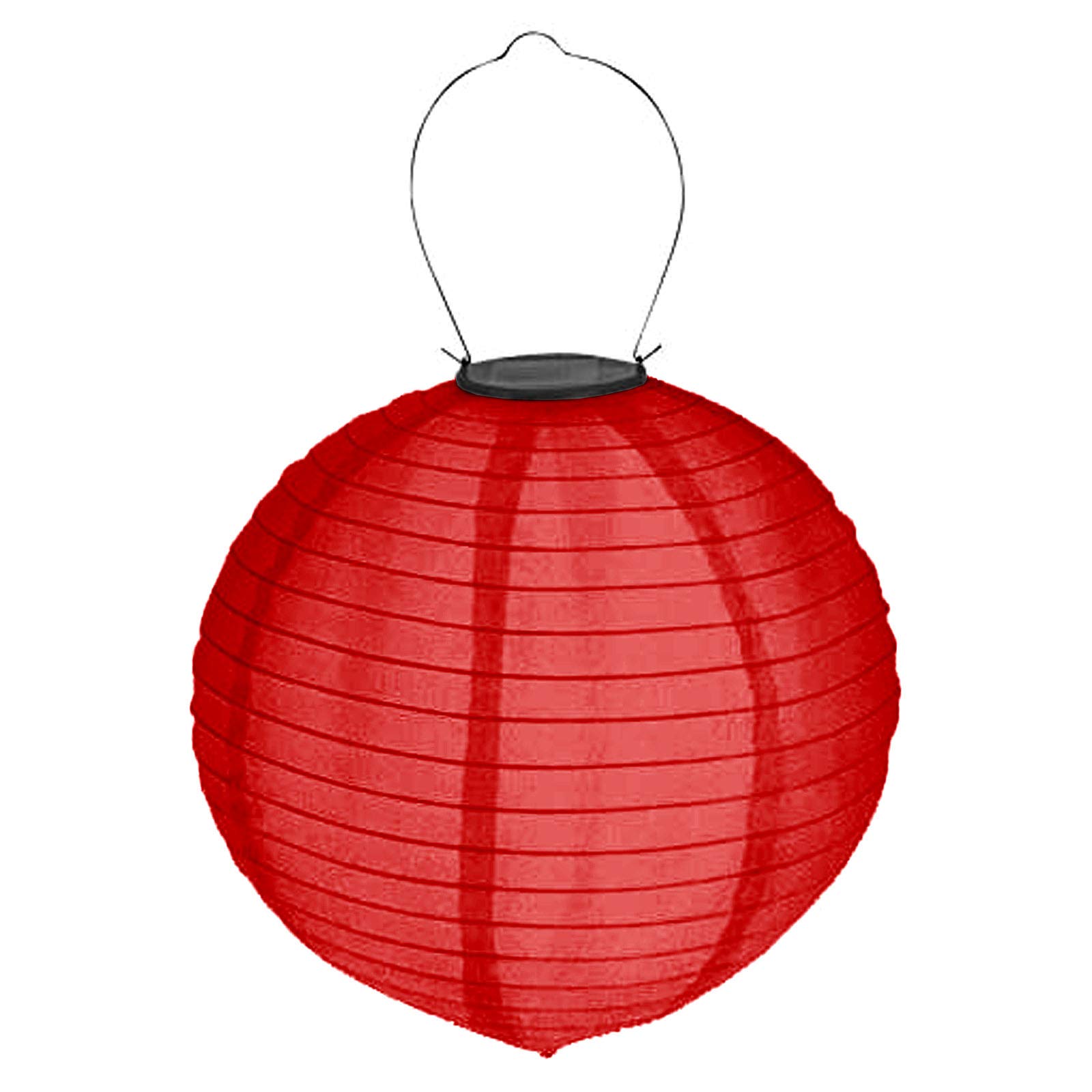 8er Set Solar LED Lampion Ø 20 cm Party Garten Laterne Bunt Deko Lampenschirm Lampe Kugel Gartenlampion