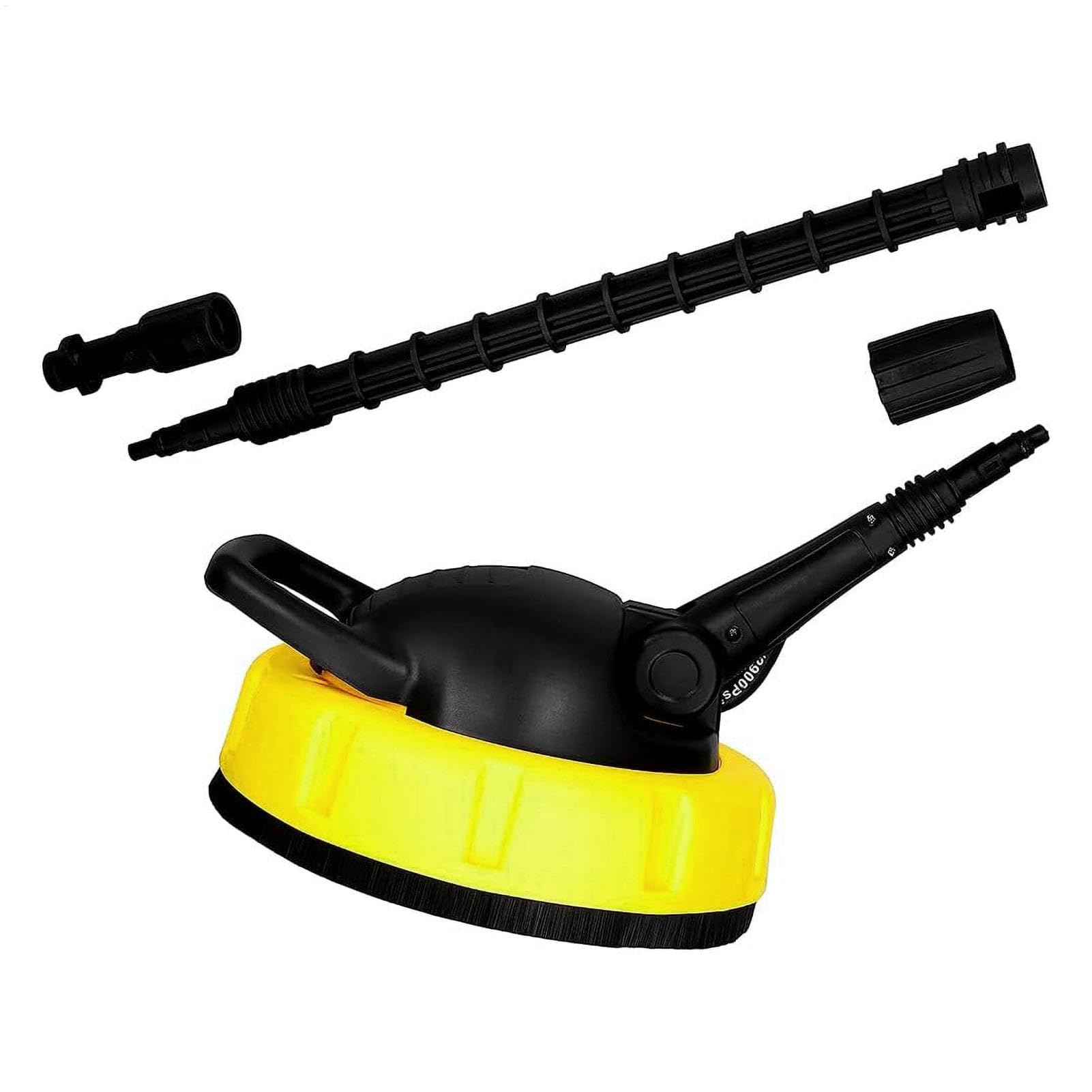Limpiador De Superficies para Kärcher Serie K 1-7, Liimpiador De Patios, Accesorios para Limpiadores De Alta Presión, De Suelos con Protección contra Salpicaduras, C'epillo Giratorio Flexible