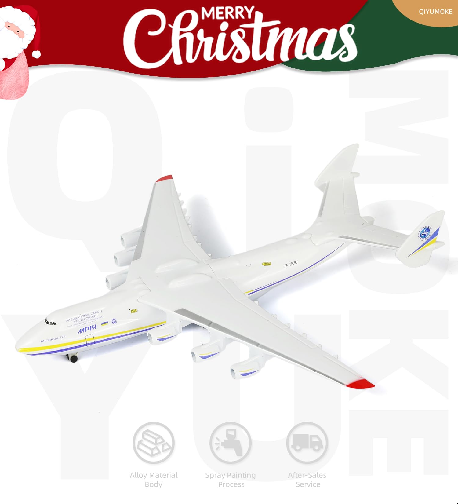 Amazon.co.jp: QIYUMOKE アントノフ225 模型飛行機 1/400 ダイカスト製