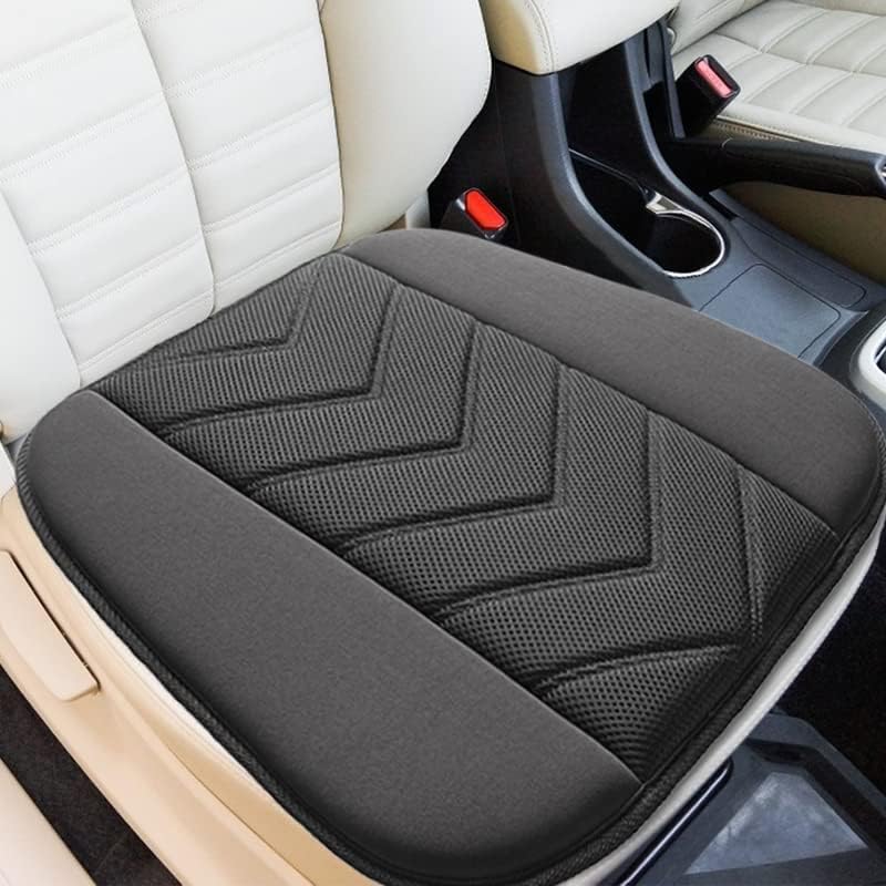 Elantrip Car Seat Cushion Pad with Comfortable Memory Foam Seat Cushion with Non Slip Bottom for Auto Car Supplies Office Chair