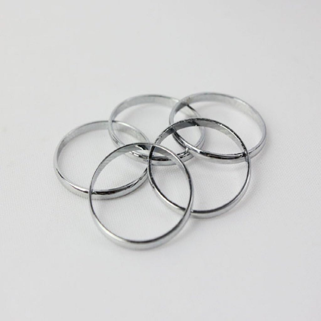 wy 2014 Susenstore 5pcs Urban Silver Stack Plain Cute Above Knuckle Ring Band Midi Ring Set