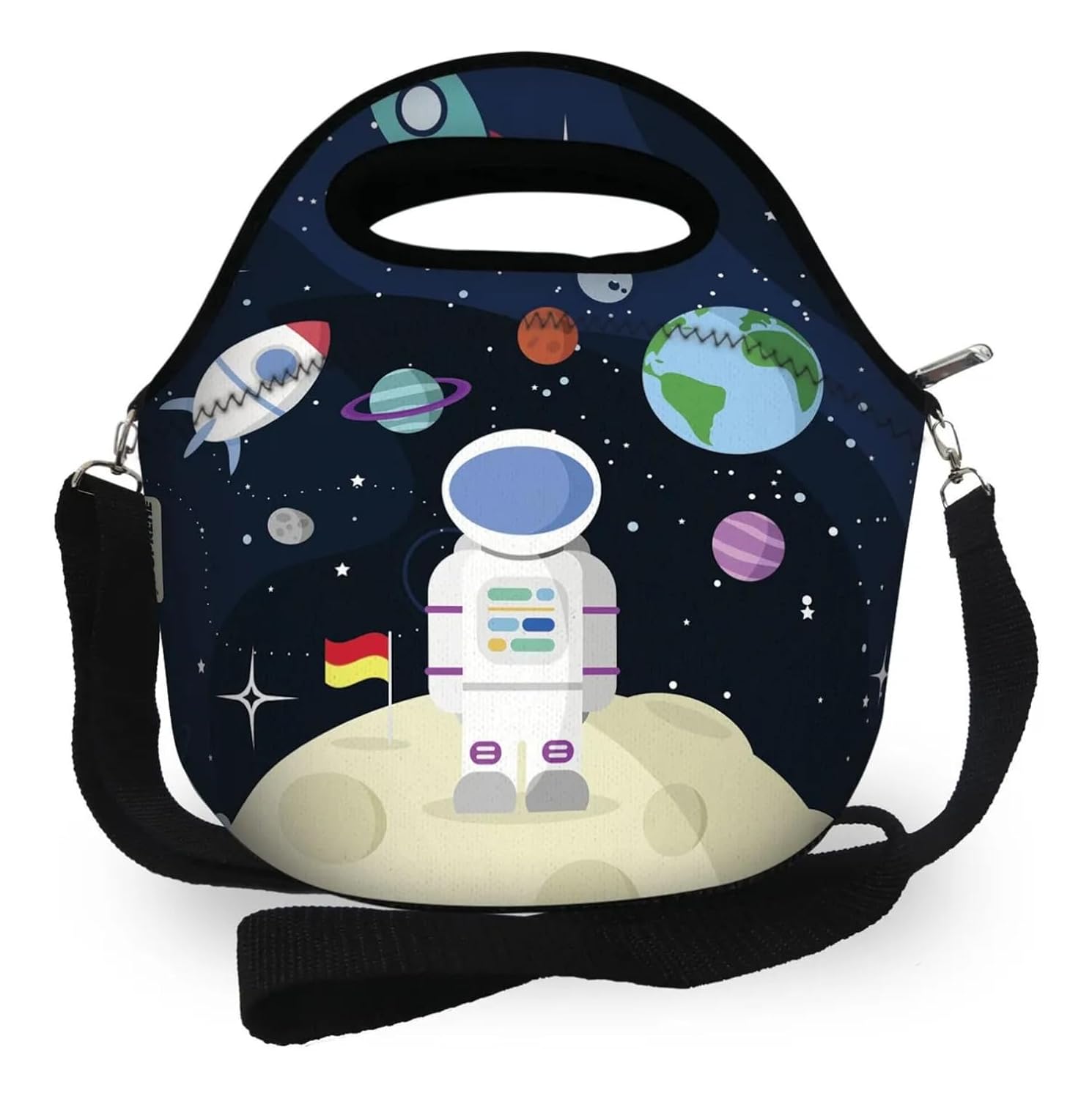 Kit Escolar Infantil Astronauta Azul – Mochila com Carrinho + Lancheira + Estojo em promoção! Veja a oferta e mais achadinhos de Mochilas escolares 3 Hoje é o melhor dia para comprar Kit Escolar Infantil Astronauta Azul – Mochila com Carrinho + Lancheira + Estojo com aquele preço maroto! Promoção! Aproveite a oferta! 3