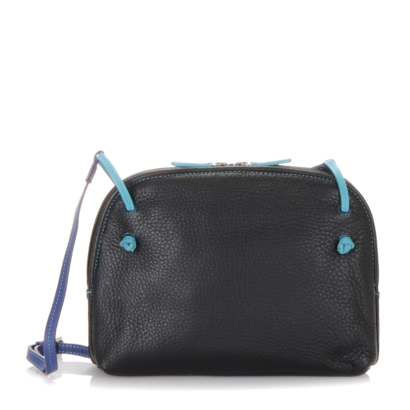 Rio Small Zip Top Handbag - Leather, Adjustable Strap, Slip Pockets, Zip Pocket, Fits a Kindle