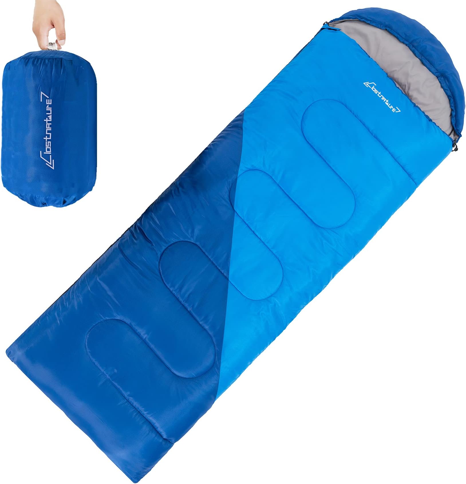 Clostnature Lightweight Sleeping Bag for Camping - Outdoor Casual Blanket Sleeping Bags with Small Pack Size for Adults, Women, Men, Hiking, Sports, Mountaineering
