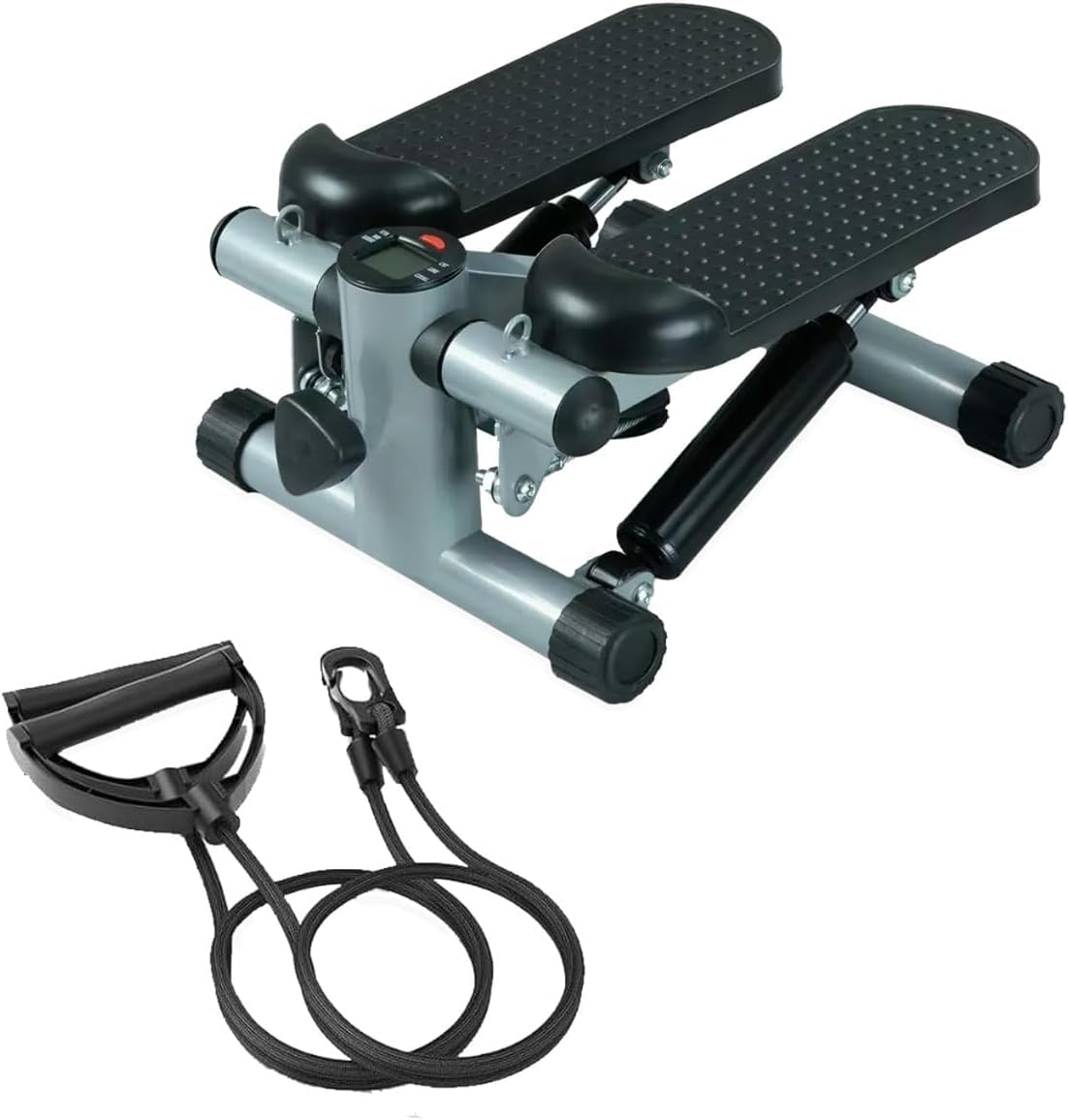 4AM Home Cardio Mini Stepper Machine | Step Machine Exerciser for Home Fitness, Mini Steppers for Exercise Workout Machine (Grey) - Image 2