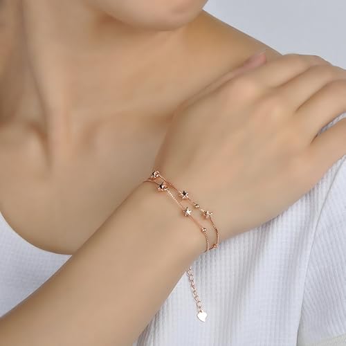 Miniatura 4 de Pulseras clásicas de plata de ley 925 con circonita cúbica ajustable