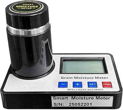Moisture Meter, Coffee Bean For 19 Types Of Grains, Hygrometer, Tester, Detector For Wheat And Rice Beans